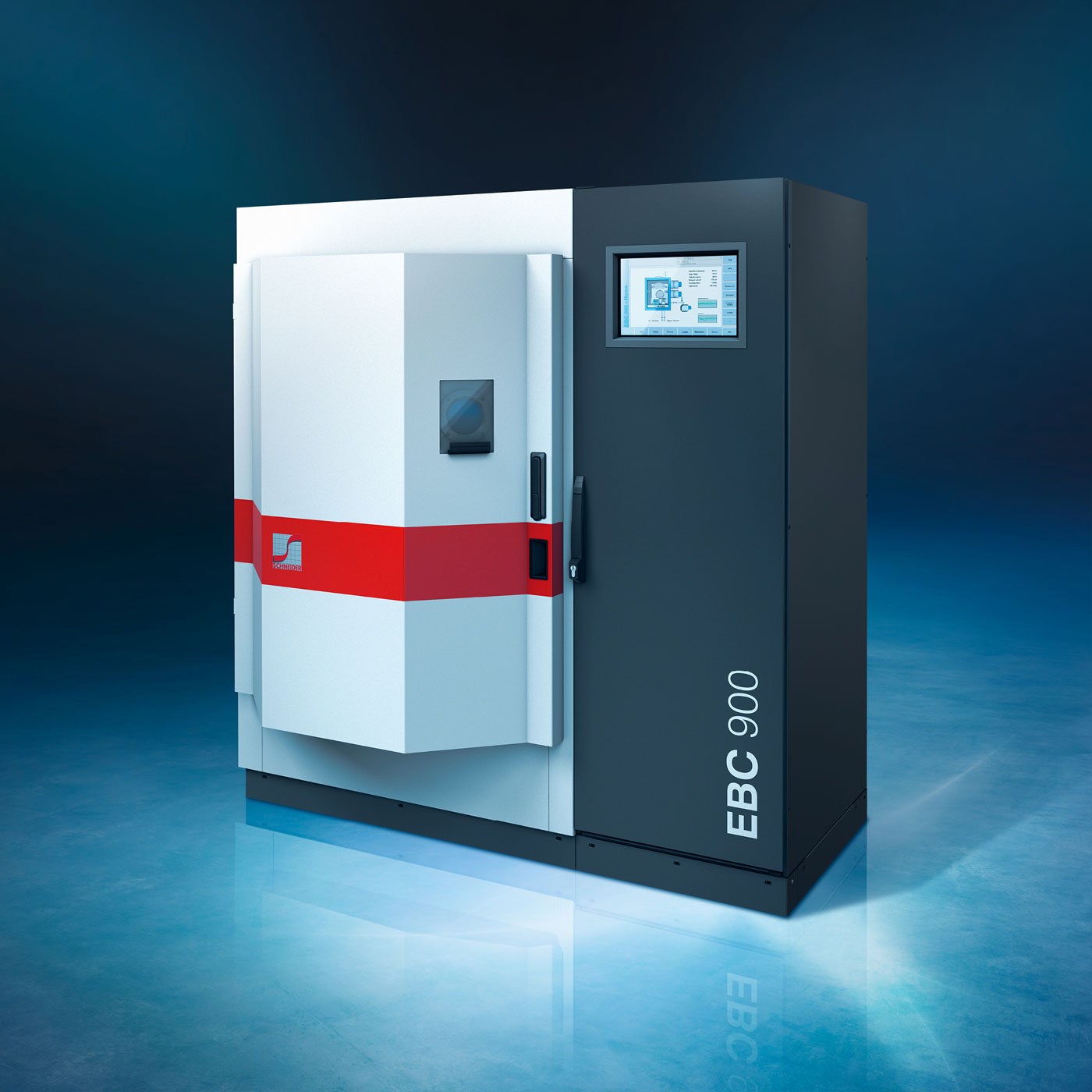 Opthalmics EBC 900 Coating Frontshot Schneider Optical Machines Opthalmics EBC 900 Coating Frontshot Schneider Optical Machines